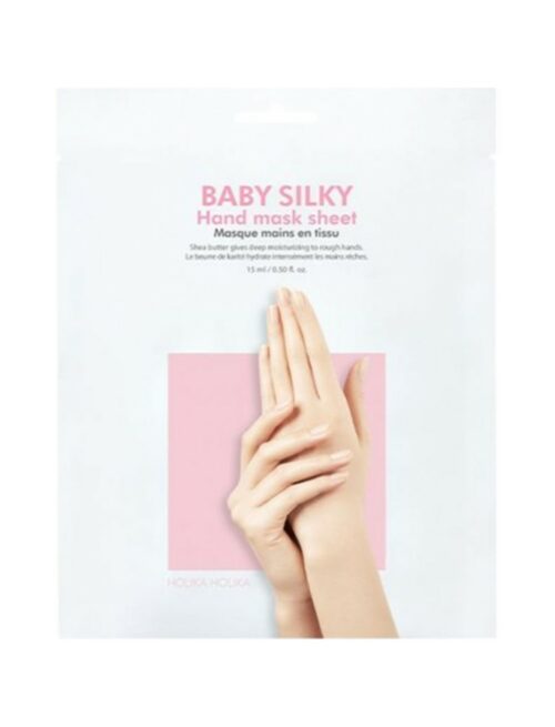 holika holika baby silky hand mask sheet