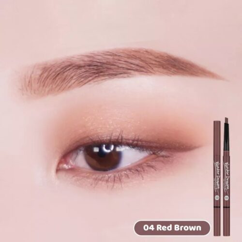 holika holika Wonder Drawing 24hr Auto Eyebrow 04 red brown