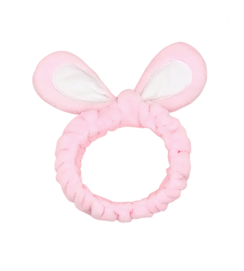 Fluffy Hair Band Pink -hiuspanta