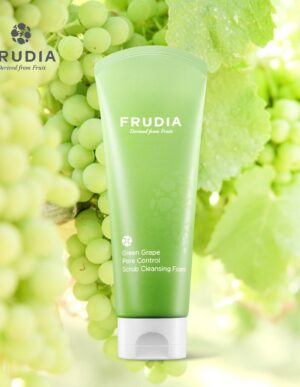 Frudia Green Grape Pore Control Scrub Cleansing Foam kuorinta
