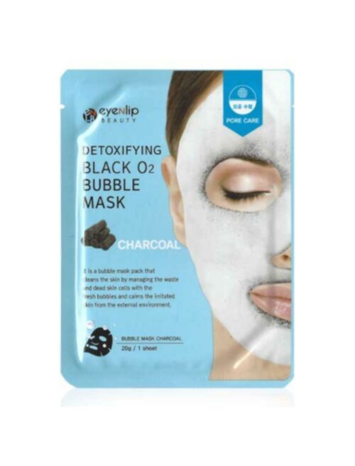 Eyenlip Detoxifying Black O2 Bubble Mask Charcoal