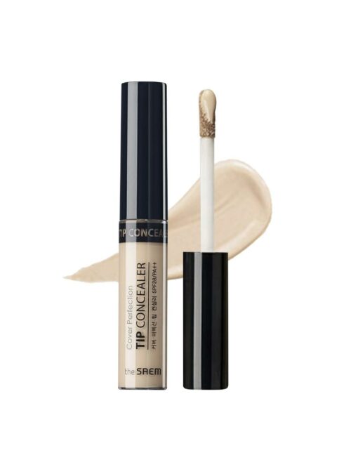 The saem Cover Perfection Tip Concealer 1 clear beige