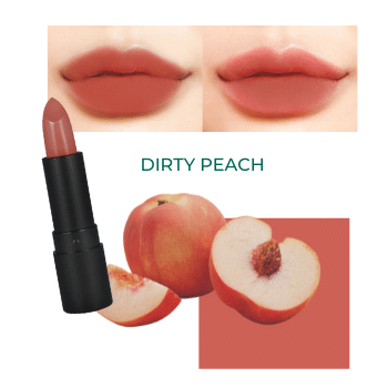 Mizon Velvet Matte Lipstick dirty peach