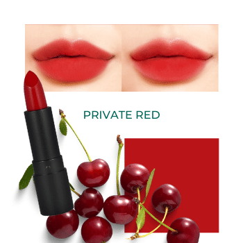 Mizon Velvet Matte Lipstick private red