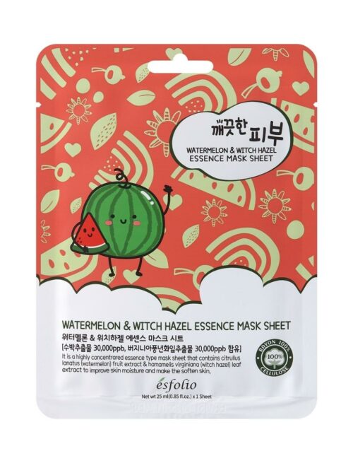 Esfolio Pure Skin Watermelon Essence Mask Sheet