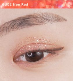 Black Rouge Pearlvery Glitter Universe iron red