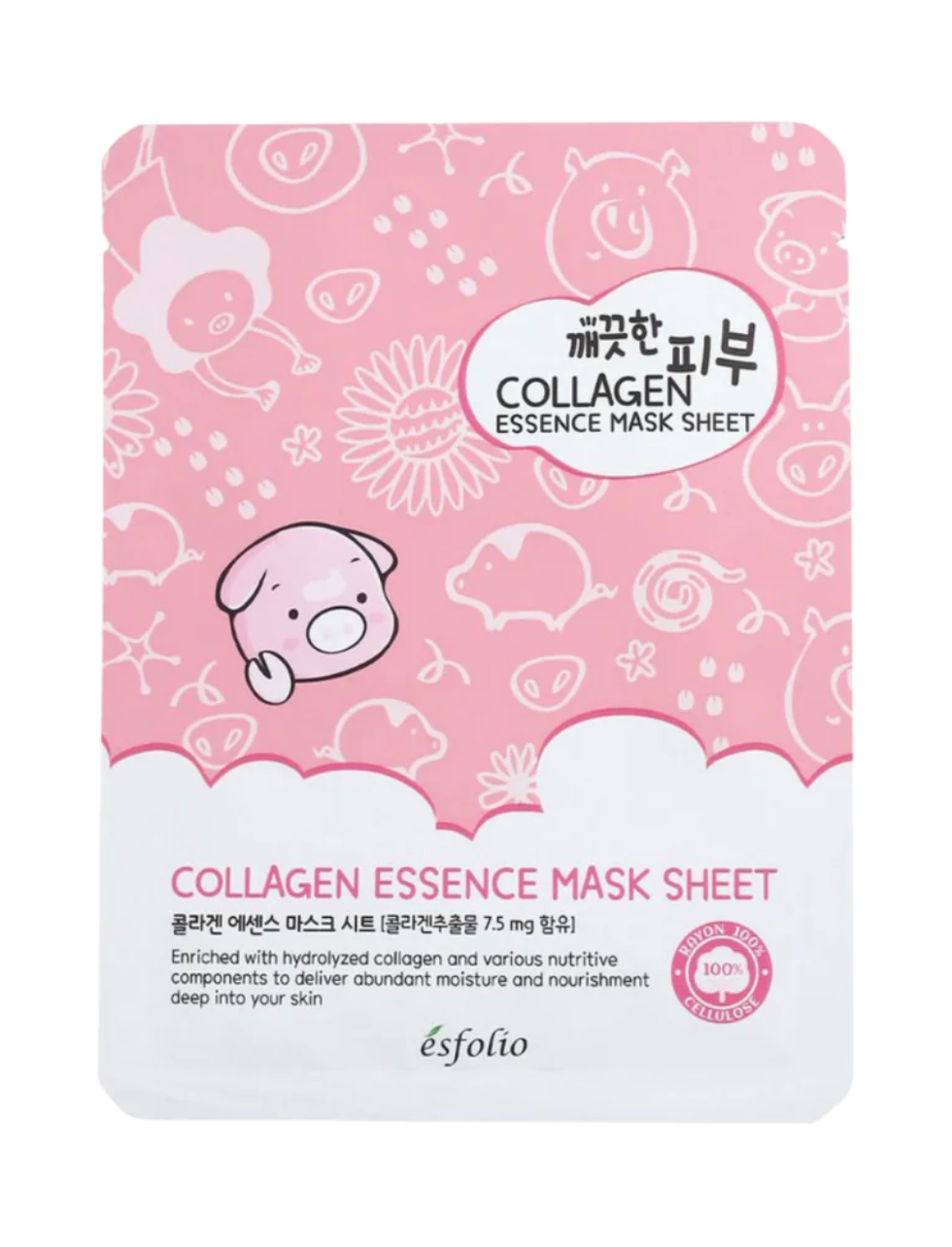 Esfolio Pure Skin Collagen Essence Mask Sheet