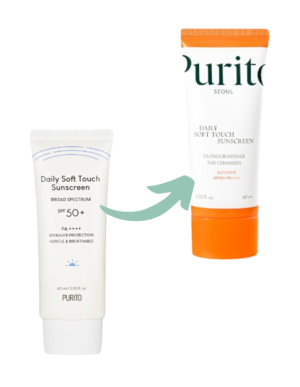 Purito SEOUL Daily Soft Touch Sunscreen SPF50+ PA++++ uusi