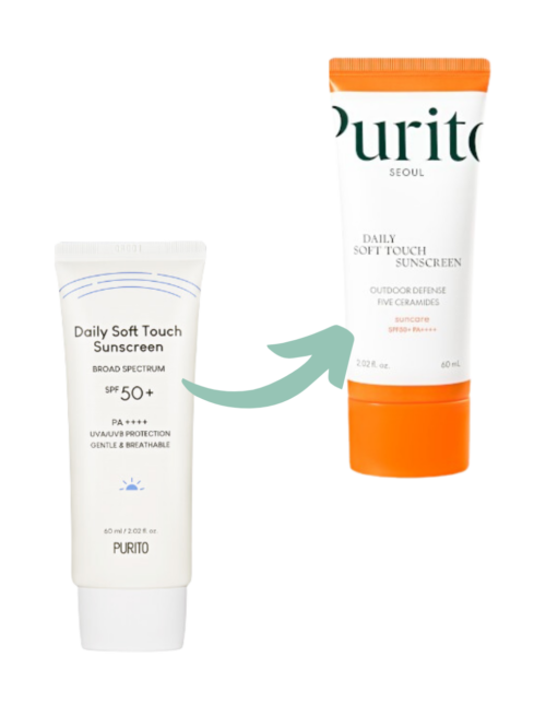 Purito SEOUL Daily Soft Touch Sunscreen SPF50+ PA++++ uusi