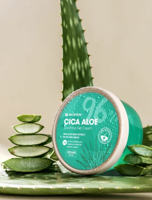 Mizon Cica 96% Aloe Soothing Gel Cream