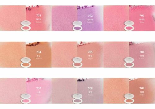 Laka Love Silk Blush Swatches