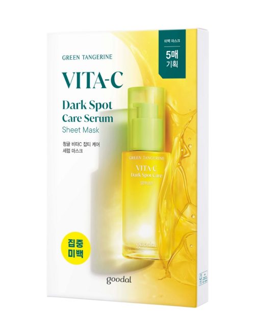 Goodal Green Tangerine Vita C Dark Spot Care Serum Mask 5 pack