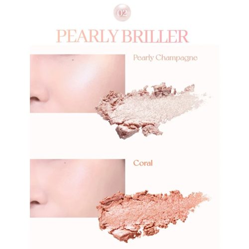 holika holika shell glow highlighter pearly briller