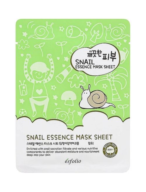 Esfolio Pure Skin Snail Essence Mask Sheet tuotekuva