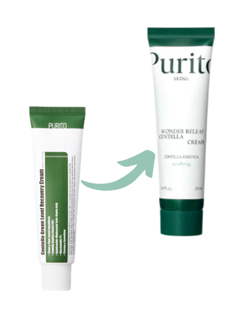 Purito SEOUL Centella Green Level Recovery Cream uusi pakkaus