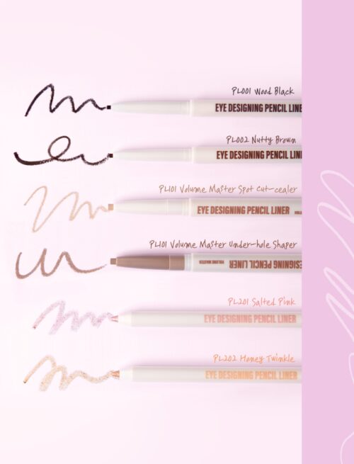 black rouge eye designing pencil liner swatch