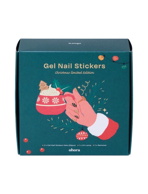 Ohora Semi Cured Gel Nail Strips Christmas Set