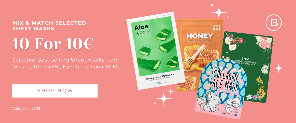 selected sheet masks 10 for 10 e