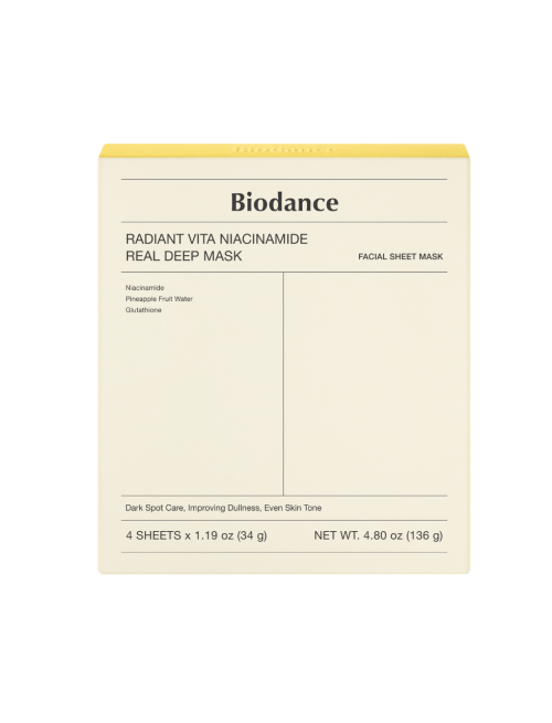 Biodance | Vita Niacinamide Real Deep Mask 4 kpl