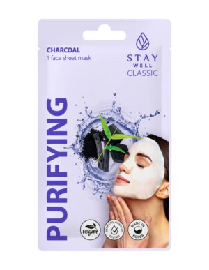 STAY Well | Classic sheet mask - CHARCOAL Purifying