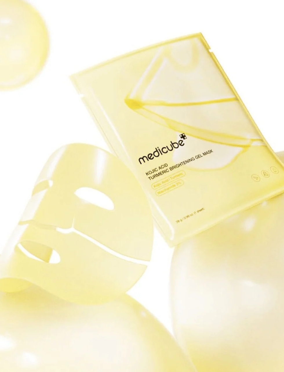 Medicube | Kojic Acid Turmeric Brightening Gel Mask Set - Image 3