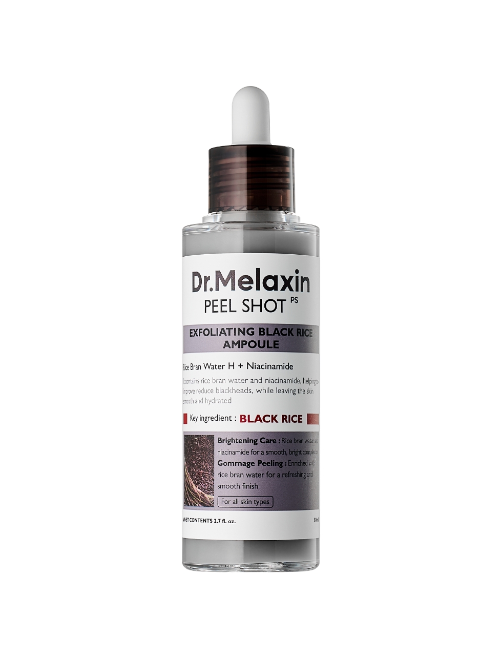 Dr.Melaxin | Peel Shot Exfoliating Black Rice Ampoule