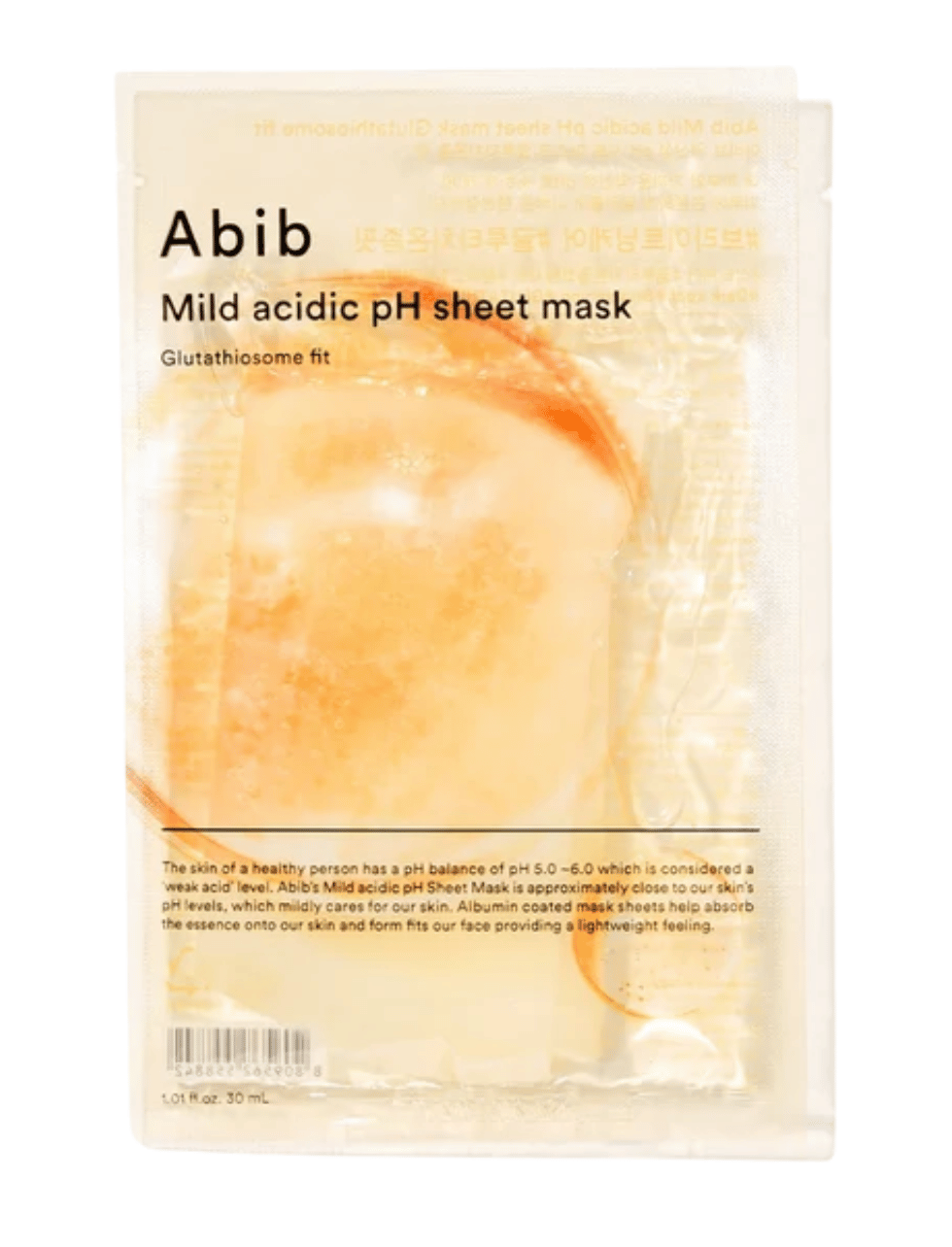 Abib | Mild Acidic pH Sheet Mask Glutathiosome Fit