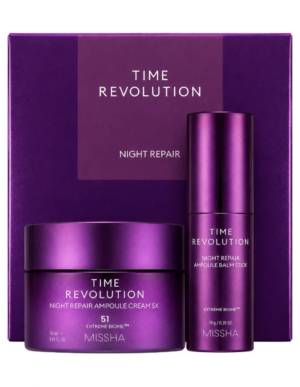 Missha | Time Revolution Night Repair Cream & Balm Duo Set