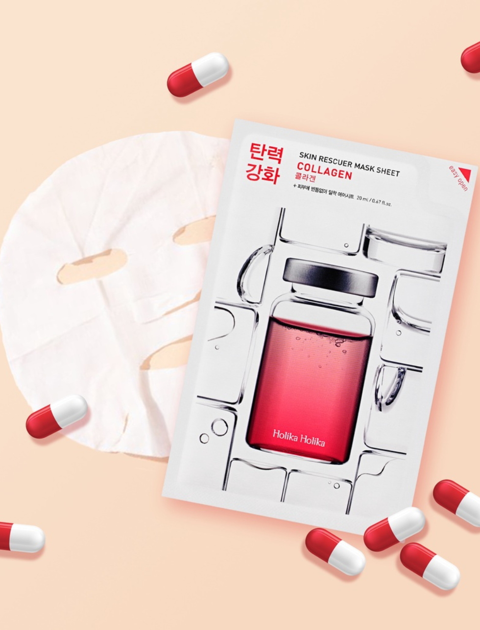 Holika Holika | Skin Rescuer Mask Sheet - Collagen - Image 2