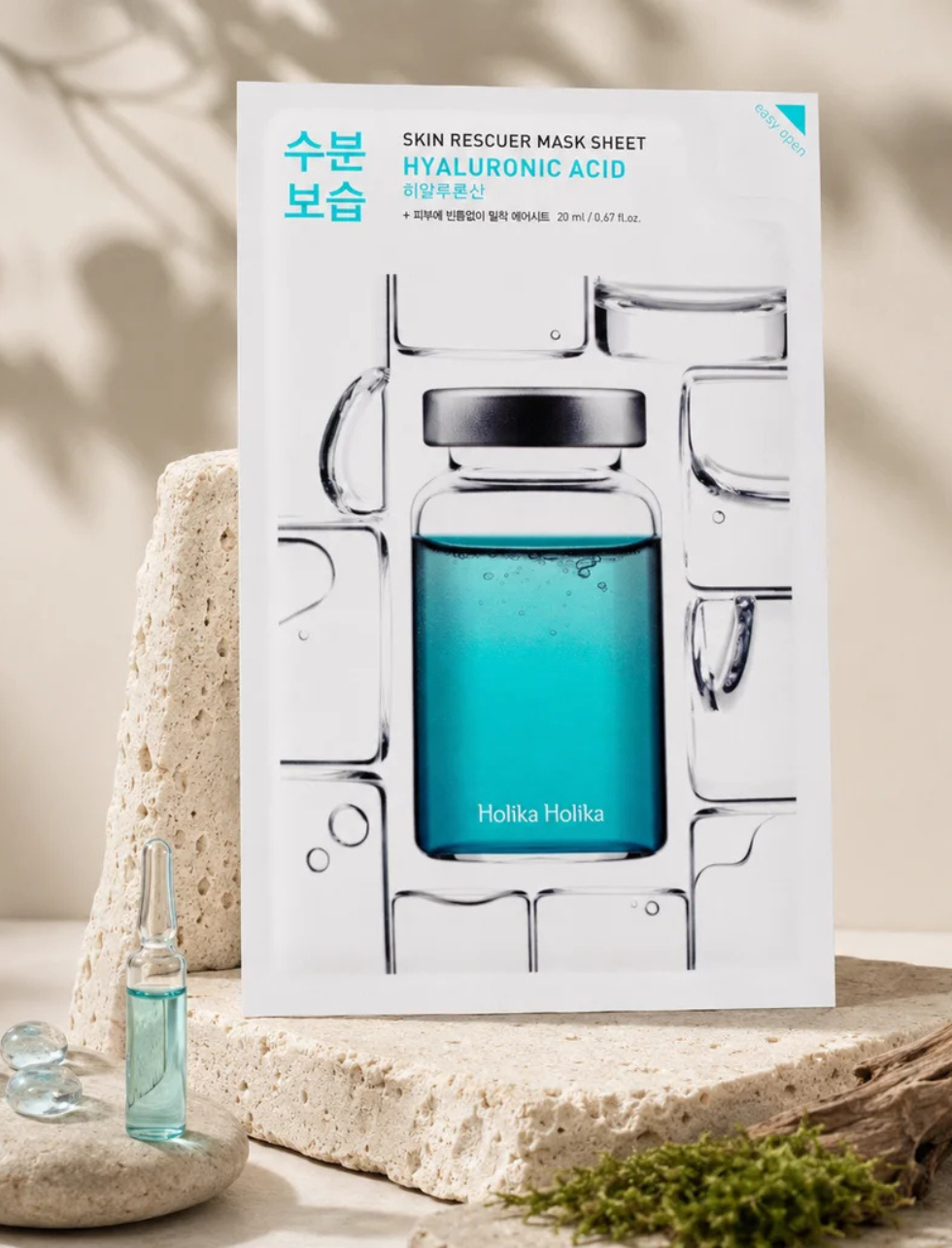 Holika Holika | Skin Rescuer Mask Sheet - Hyaluronic Acid - Image 2
