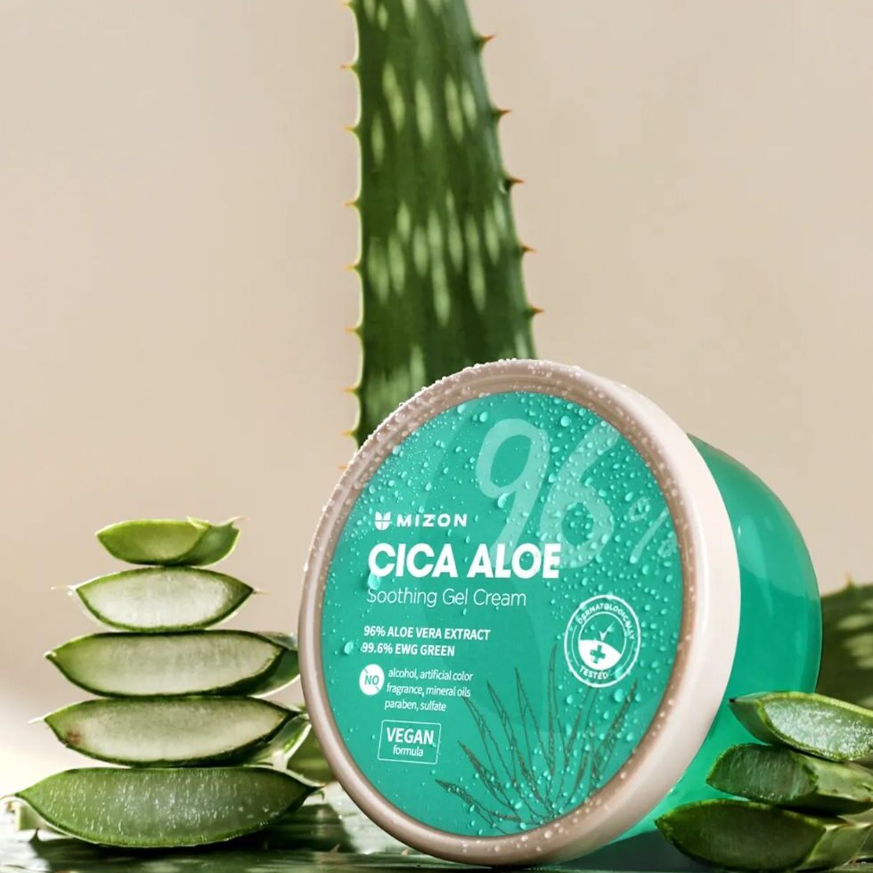 Mizon Cica 96% Aloe Soothing Gel Cream