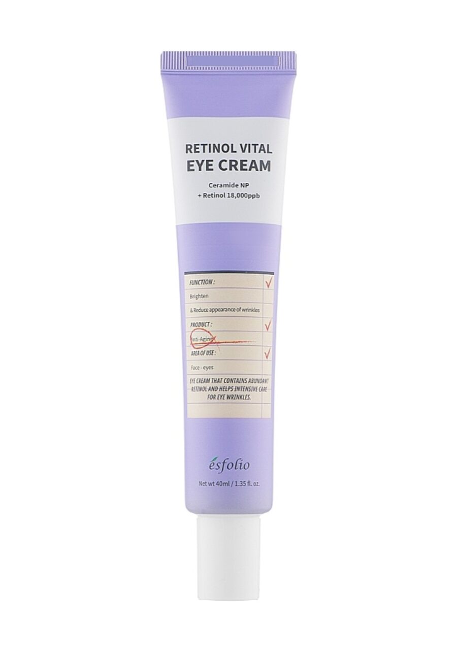 esfolio retinol vital eye cream