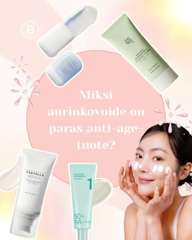 ☀️ Aurinkovoide on tehokkain keino ehkäistä ikääntymisen merkkejä. Suojaa ihoasi tänään, jotta se voi hyvin myös huomenna.

Bearelilta löydät laajan valikoiman korealaisia aurinkovoiteita jokaiselle ihotyypille. Löydä oma suosikkisi ja tilaa omasi jo tänään! 💚 

#aurinkovoide #aurinkosuoja #spf #bearel #ihonhoito
