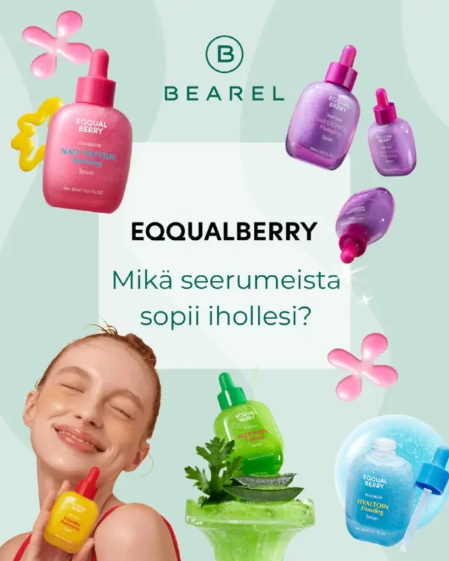 Mikä EQQUALBERRY-seerumi sopii juuri sinun ihollesi? 💗

Olipa ihosi kuiva, samea, herkkä tai kaipaat lisää kimmoisuutta, oikean seerumin valinnalla voi olla suuri merkitys. Tutustu seerumien tärkeimpiin hyötyihin ja ehkä löydät uuden suosikkisi! 👉

#bearel #ihonhoito #eqqualberry #kbeauty