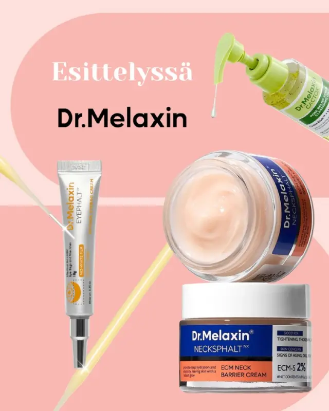 Dr. Melaxin on K-Beautyn tehohoitoa ikääntyvän ihon tarpeisiin 🧬✨

Kun iho kaipaa enemmän kuin pelkkää kosteutusta, on aika ottaa käyttöön kohdennetut aktiiviaineet! 

Löydät nyt Dr. Melaxinin tuotteet Bearelin verkkokaupasta ja myymälästä. 

#bearel #drmelaxin #kbeauty #korealainenkosmetiikka #antiage