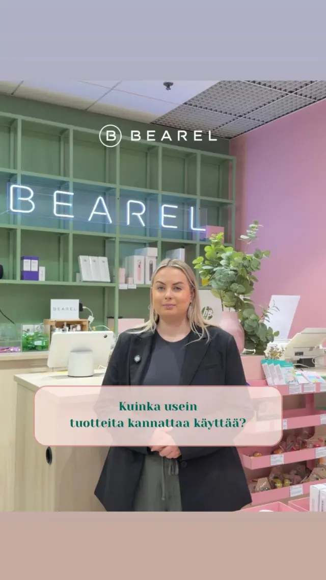 Osa tuotteista sopii päivittäiseen käyttöön, kun taas esimerkiksi savinaamioita voi olla hyvä käyttää vain kerran viikossa tai harvemmin. 

Ihonhoito on aina yksilöllistä, joten löydä omaan ihoosi sopiva rytmi. 💚

Katso videolta meidän vinkkimme ja löydä omat ihonhoitosuosikkisi Bearelilta! 🩷

 #ihonhoito #korealainenkosmetiikka #kbeauty #bearel